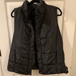 Black Puffer Vest - 2XL